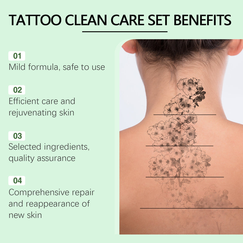 Tattoo Cover Treatment Set Gentle Cover Tattoo Mark Cleaning And Repairing Skin Concealer Set