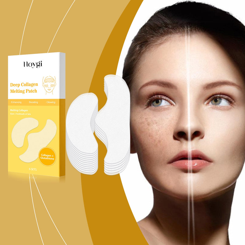 Hoygi Water Soluble Patch, Gently Moisturizing Skin Around Eyes Fade Fine Lines Elastic Moist Soft Firming Face Care Patch