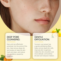 Turmeric Acid Cleansing Pad Gently Cleans Facial Pores And Moisturizes Refreshing And Moisturizing Cleansing Pad