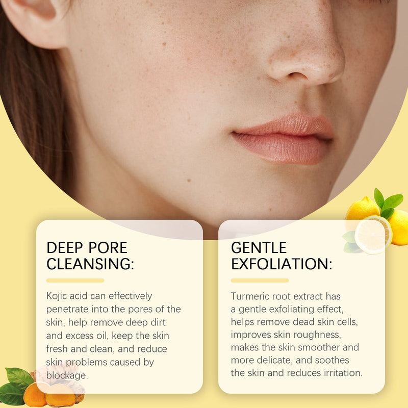 Turmeric Acid Cleansing Pad Gently Cleans Facial Pores And Moisturizes Refreshing And Moisturizing Cleansing Pad