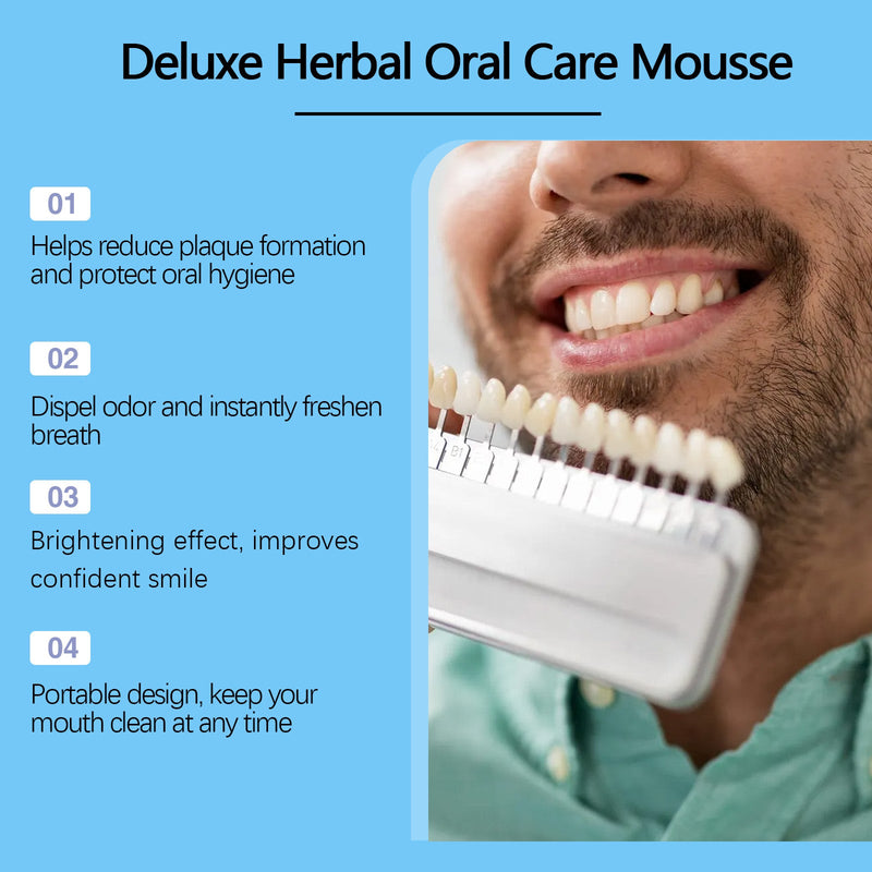 Mouth Whitening Teeth Cleaning Mousse Clean Teeth White Care Fresh Breath Foaming Teeth Cleaning Mousse