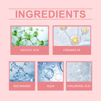 Salicylic Acid Foam Cleanser Gentle Moisturizing Oil Control Facial Skin Cleansing Delicate Pore Cleanser