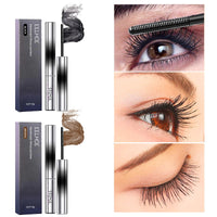EELHOE Curl Your Mascara, Eyelashes Black Beautiful Natural Thick Sweat-Proof, Not Smudgy, Not Makeup Off Slim Long