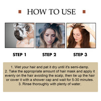 Disulfide Bond Reductive Hair Mask, Repair Dry Hair And Frizzy Hair Damaged Strong Supple Hair Mask
