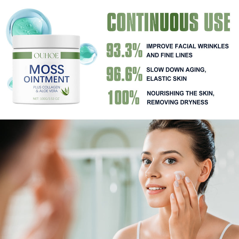 Anti-Wrinkle Moisturizing Cream, Face Collagen Hydrating Anti-Wrinkle Aloe Essence Moisturizing Refreshing Skin Care Cream