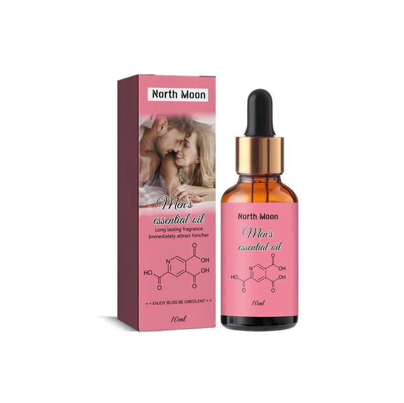 North Moon Men's Essential Oil, Natural Fresh Body Fragrance Essential Oil For Men And Women Lasting Fragrance