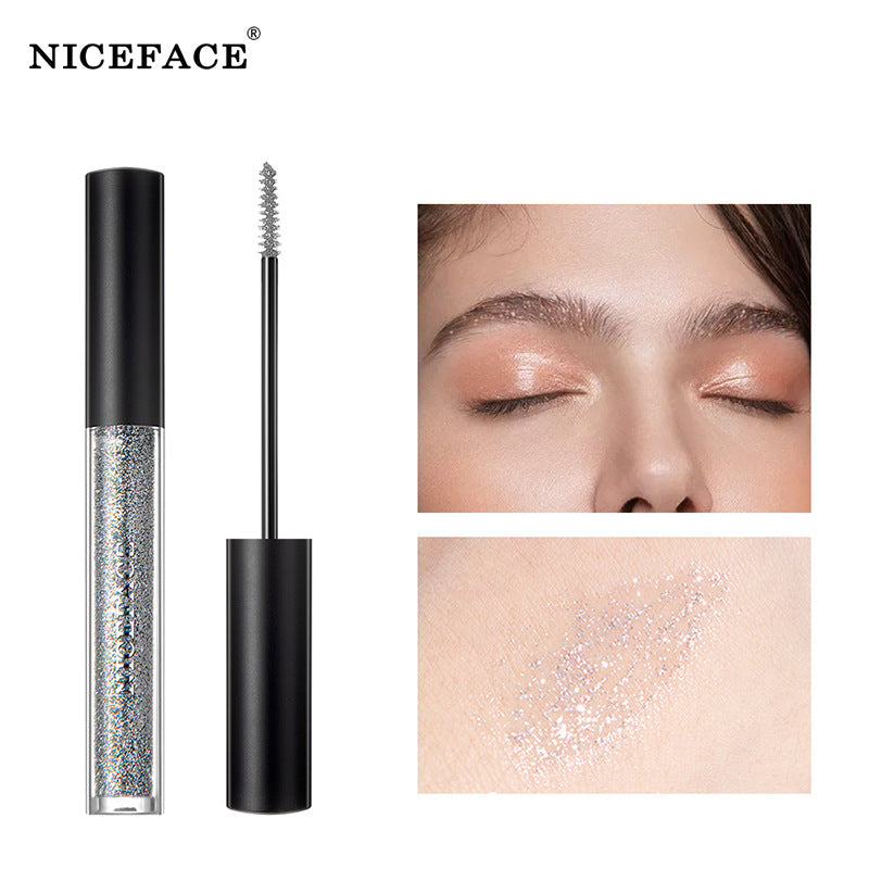 Niceface New Fine Glitter Eyebrow Dyeing Liquid Waterproof And Sweatproof Does Not Take Off Makeup Eyebrow Dyeing Cream