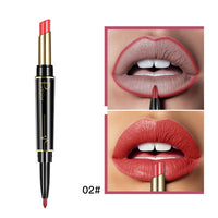 Matte Lipstick Wateproof Double Ended Long Lasting Lipsticks Brand Lip Makeup Cosmetics Nude Dark Red Lips Liner Pencil