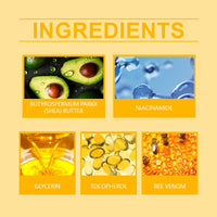 Bee-Poison Bath Soap Gently Cleans, Moisturizes, Firms And Nourishes Skin, Delicate And Brightening