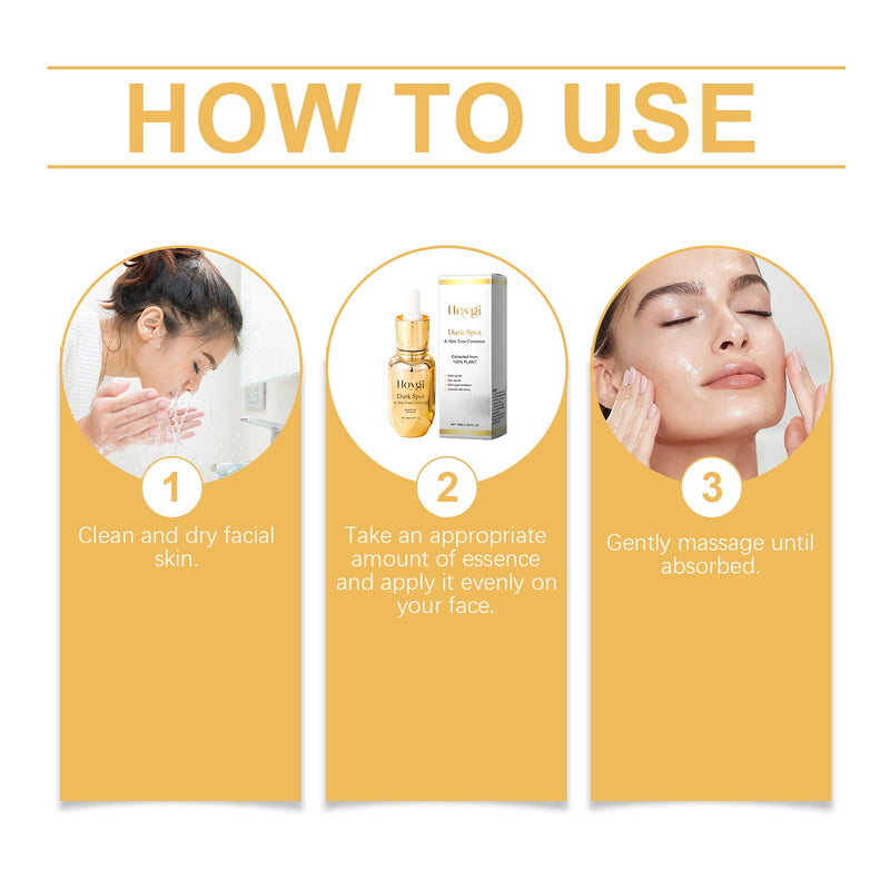 Hoygi Facial Repair Serum - Brightening Moisturizing Mild Anti-Wrinkle Serum