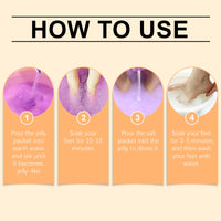 Ouhoe Foot Exfoliating Crystal Clay Series, Soften Foot Exfoliating, Moisturize, Refresh And Improve Rough Skin