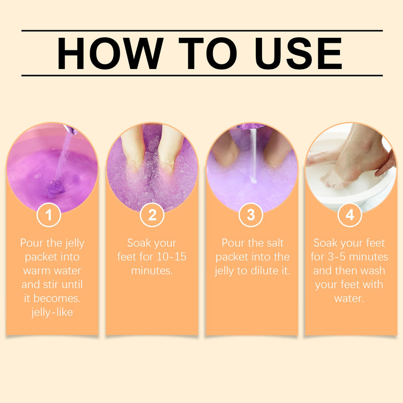 Ouhoe Foot Exfoliating Crystal Clay Series, Soften Foot Exfoliating, Moisturize, Refresh And Improve Rough Skin