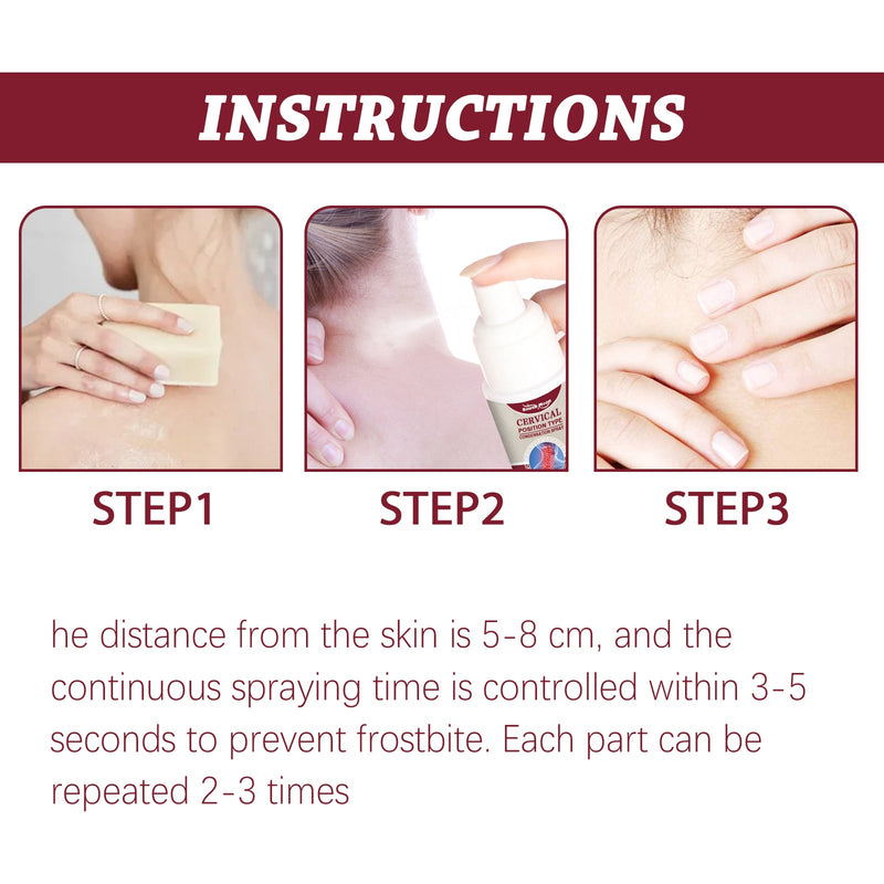 South Moon Cervical Spine Condensation Spray To Relieve Cervical Joint Pain And Lumbar Spine Relaxation And Collateralization External Spray