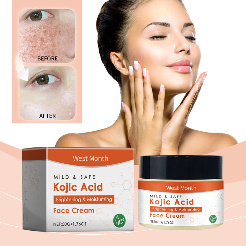 West Month Moisturizing Face Cream - Gentle Brightening Skin Care