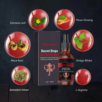 Secret Drops For Strong Men, Strong Men, Men's Body Care Strong Vitality Physical And Mental Pleasure Massage Essential Oil