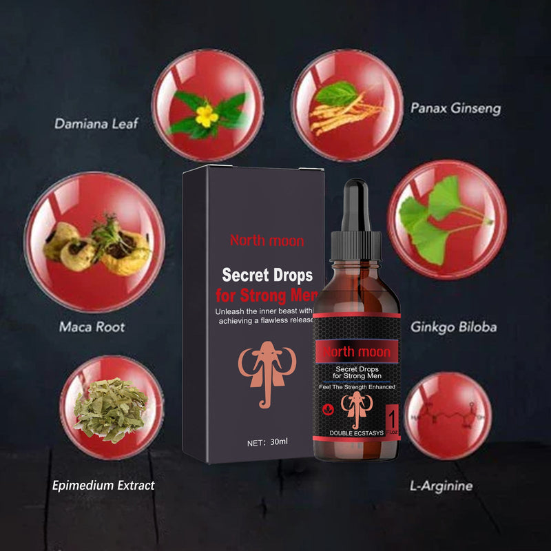 Secret Drops For Strong Men, Strong Men, Men's Body Care Strong Vitality Physical And Mental Pleasure Massage Essential Oil