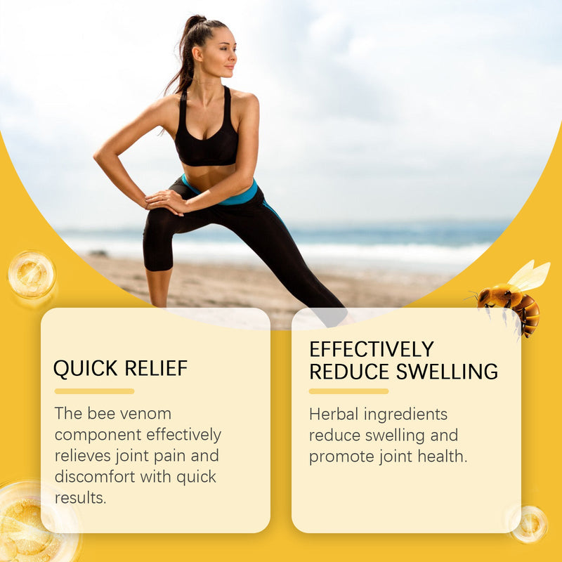 Bee Venom Joint Care Cream, Body Shoulder, Neck, Joint And Bone Pain Relief Massage Cream