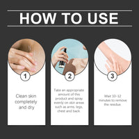 West&Month Cleansing Spray, Refreshing And Gentle Cleansing And Smoothing Body And Skin Spray All Over Armpit Hair Arms