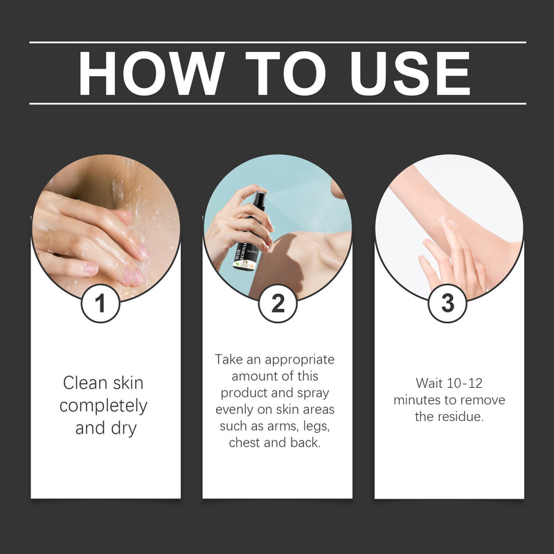 West&Month Cleansing Spray, Refreshing And Gentle Cleansing And Smoothing Body And Skin Spray All Over Armpit Hair Arms