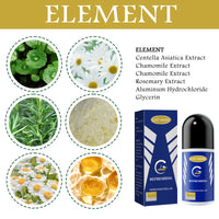 Men's Antiperspirant Roll-On Clean Underarm Sweat Odor Refreshing And Lasting Fragrance Roll-On Perspirant Suppression