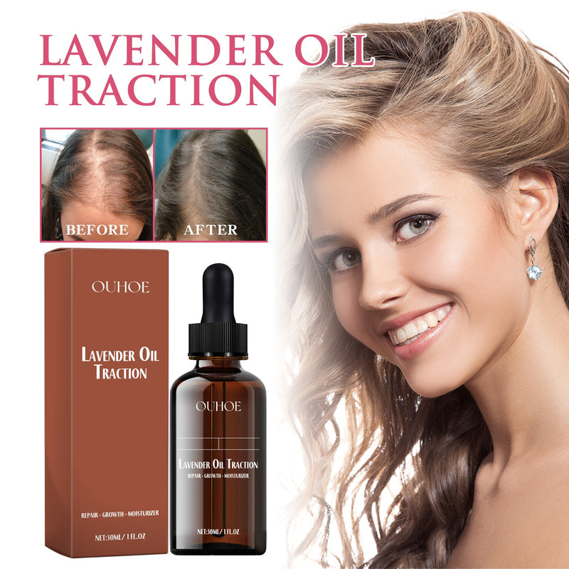 Lavender Oil Traction, Repair And Moisturize Dry And Restless Hair Tail Hair Strong And Solid Hair Care Essential Oil