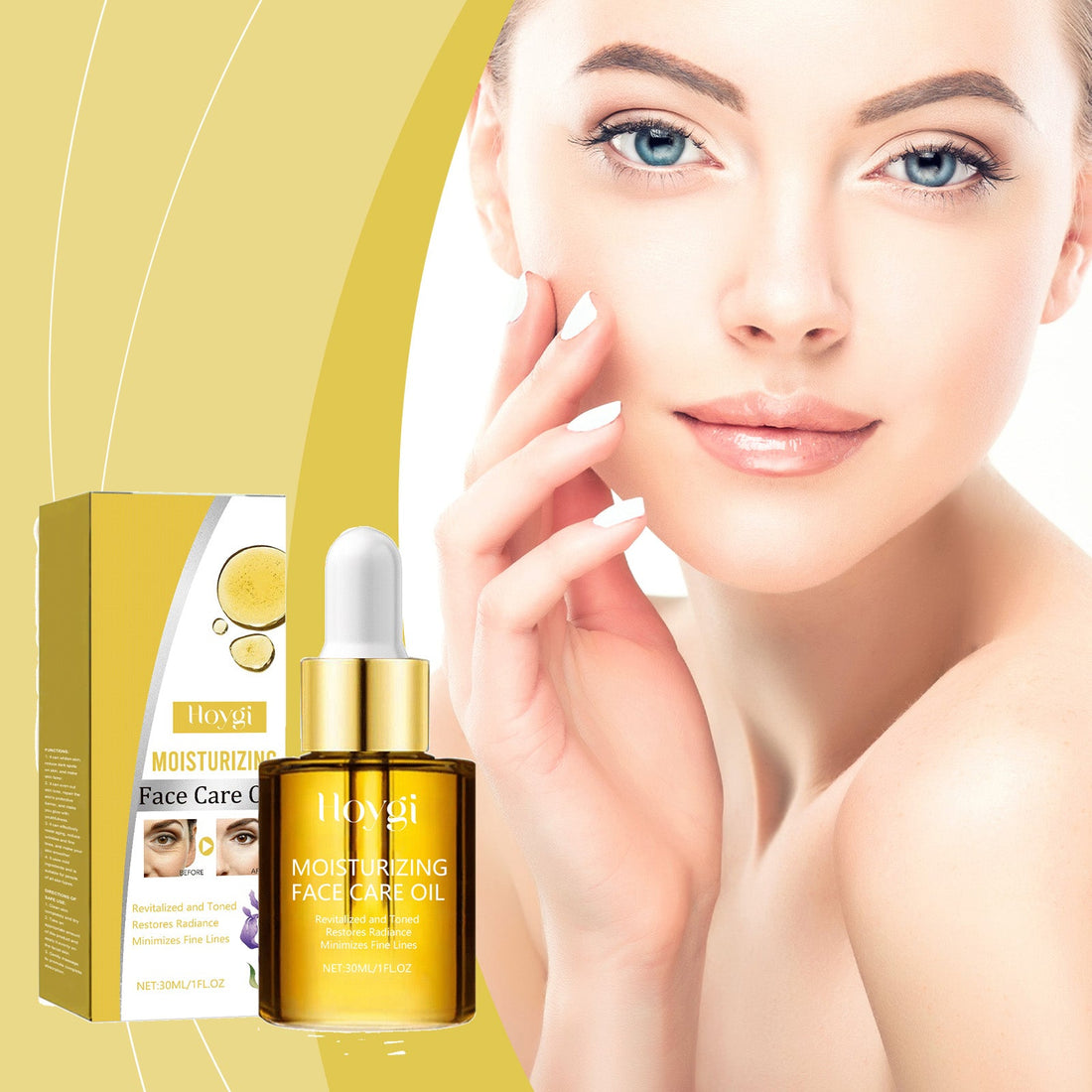 Hoygi Facial Care Essential Oil - Moisturizing, Brightening & Tightening Skin Essence