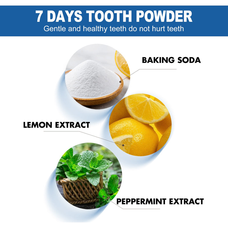 OUHOE Teeth Whitening Cleaning Powder, Beauty Teeth Stain Removal Fresh Mouth Teeth Cleaning Powder