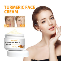 OUHOE Turmeric Face Cream, Reduces Fine Lines And Spots Moisturizes Anti Wrinkles Face Cream