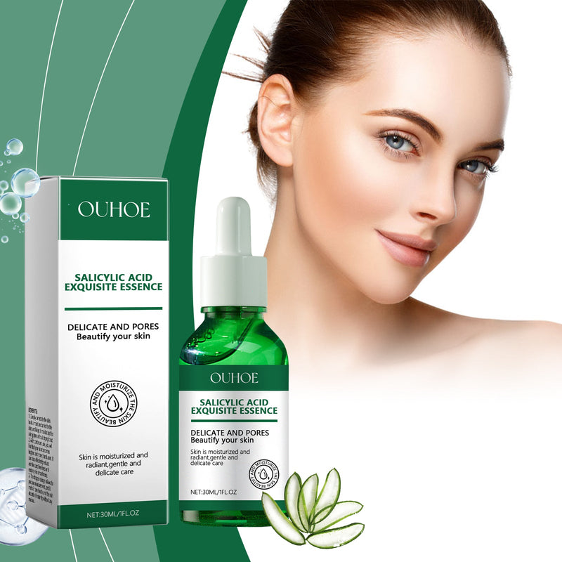 Ouhoe Salicylic Acid Pore Tightening Essence Gentle Repair Pore Clearing, Blackhead Removing And Brightening Essence