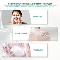 Silk And Goat Milk Handmade Soap, Deep Clean And Repair Skin Moisturizing And Tender Silk And Goat Milk Cleansing Soap