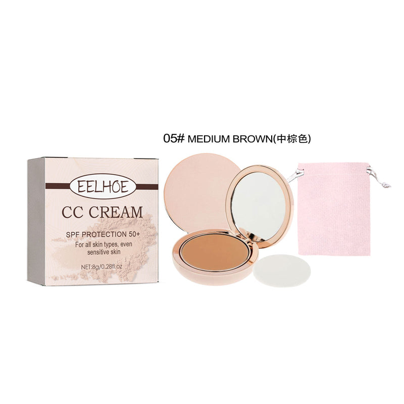 CC Cream, Skin Protection Lightweight Breathable Durable Not Easy To Take Off The Makeup Natural Block Defect Calm Makeup Makeup Powdery Cake