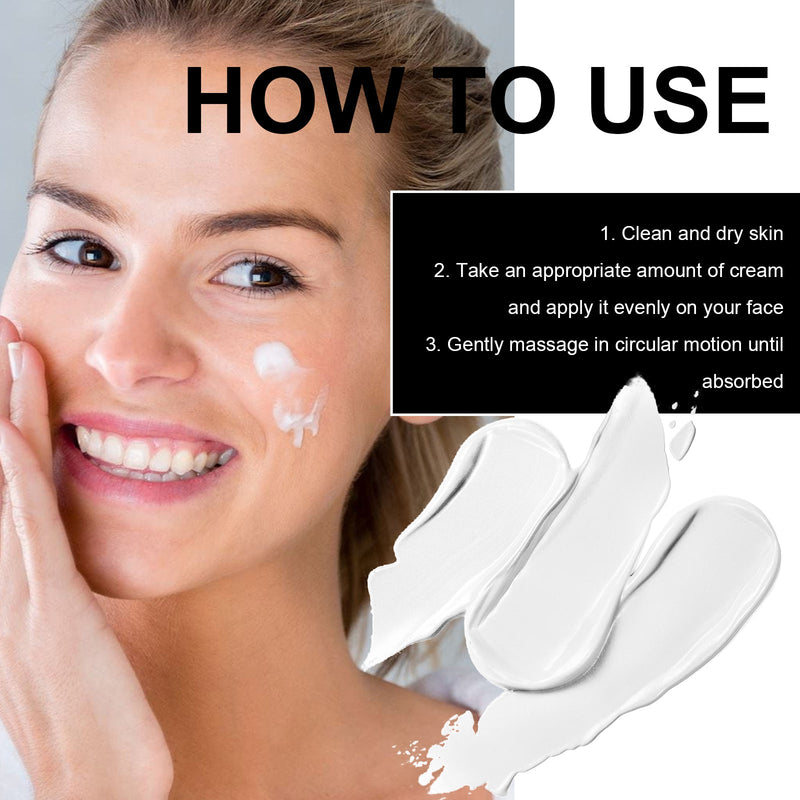 Snail Protein All In One Cream, Hydrating Moisturizing Refreshing Delicate Skin Repair Dark Yellow Face Brightening Cream