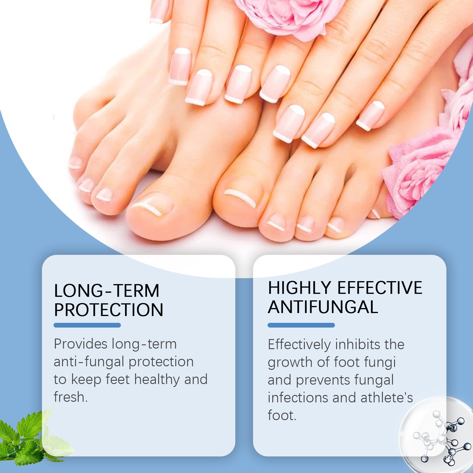 Foot Care Spray Gentle Cleansing And Brightening Manicure And Nails Daily Care Spray