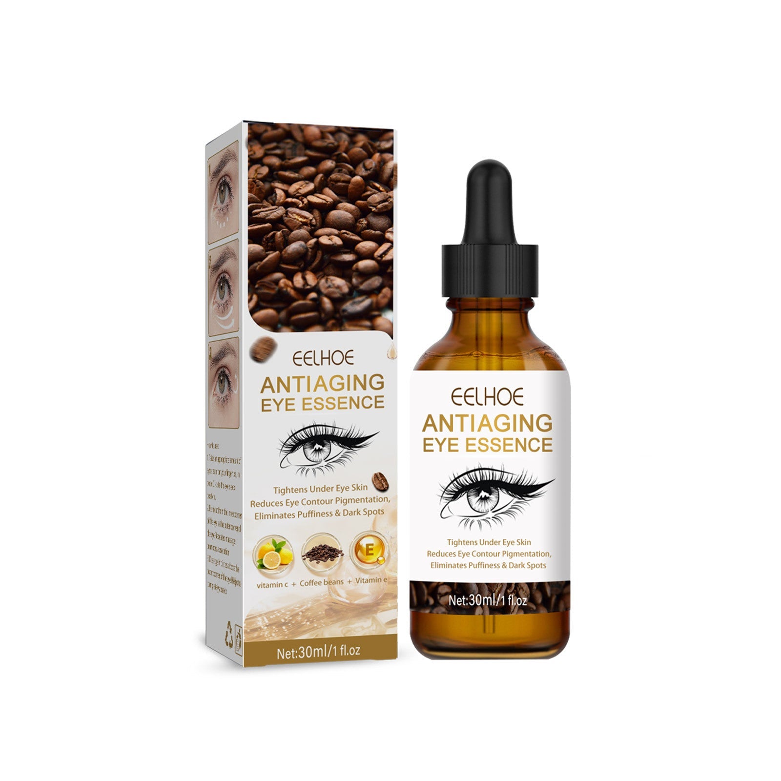 Anti-Aging Eye Serum, Eye Bags, Pores, Eyes, Fine Lines And Dark Circles Care Essence