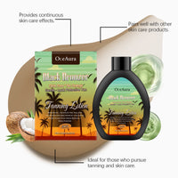 OceAura Coconut Darkening Lotion, Natural Summer Outdoor Darkening Lotion That Evenly Nourishes The Skin And Provides Long-Lasting Moisture