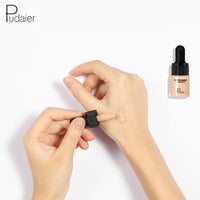 Professional Full Coverage Liquid Foundation Face Base Makeup Natural Color Concealer Whitening Lasting Primer Makeup