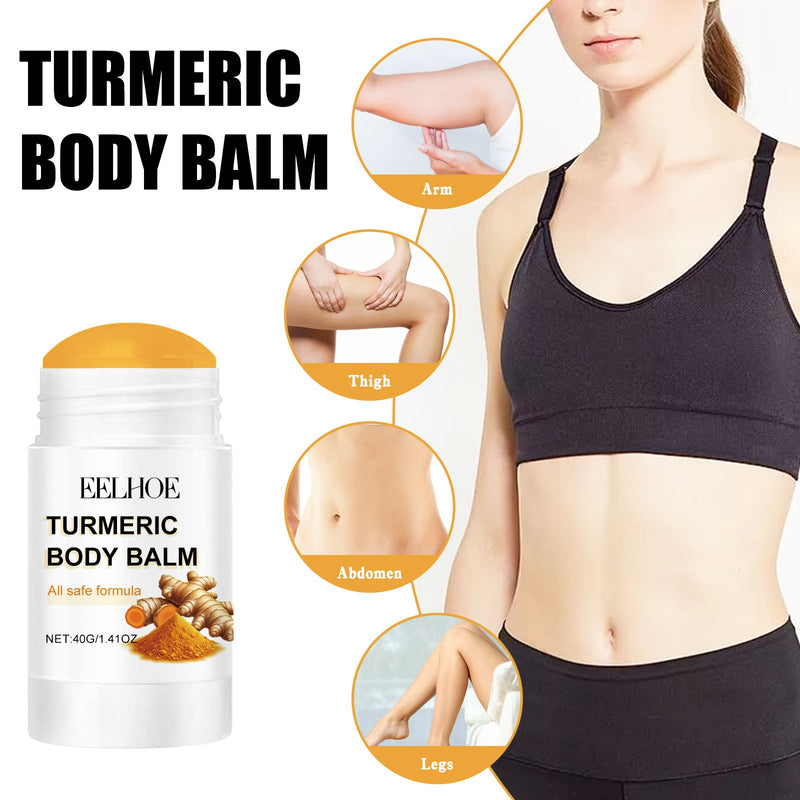 Turmeric Body Balm, Beauty Stick Full Body Care Brightening Moisturizing Hydrating Skin Care Stick