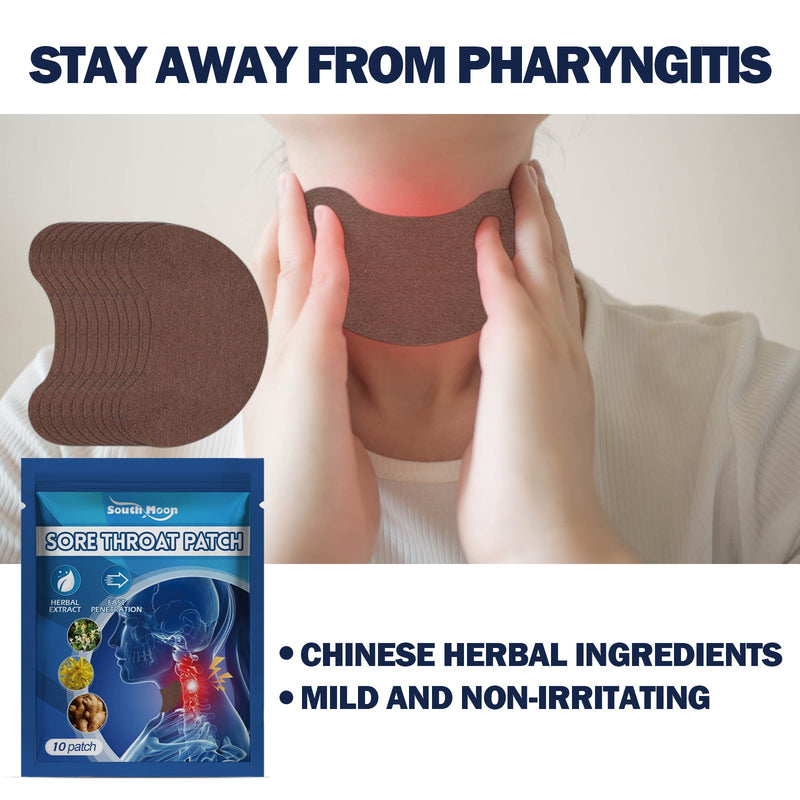 South Moon Throat Care Patch Gently Relieves Throat Discomfort Daily Use Of The Patch