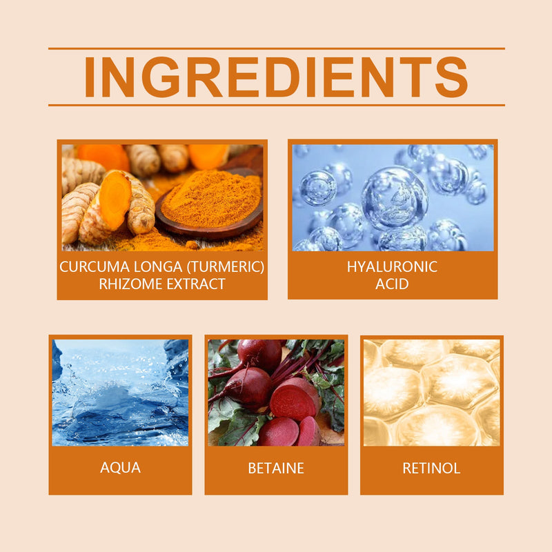 Turmeric Anti-Wrinkle Brightening Cream Reduces Fine Lines And Spots Moisturizing Repair Refreshing Whitening Cream