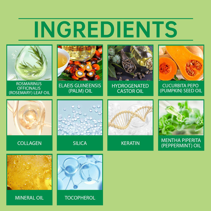 Hoegoa Rosemary Hair Care Essential Oil Nourishes, Strengthens And Moisturizes Hair