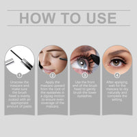 Eelhope 4d Curling Iron Mascara, Natural, Thin, Volumizing, Waterproof, Sweat Resistant Mascara