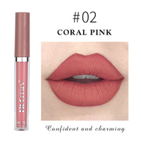 Fit Colors Matte Non Stick Cup Lip Gloss Fog Face Velvet Thin Tube Liquid Lipstick