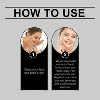 EELHOE Foundation Concealer Mild, Natural, Light, Light And Radiant Skin Tone Hydrating, Long-Lasting And Non-Removable Foundation