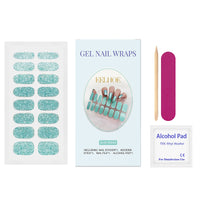 Soft Gel Nail Sticker Set Nail Paper Mini Fresh Shimmer Minimalist Soft Nail Sticker