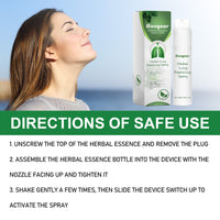 Herbal Treatment Spray, Relieve Cough, Throat Discomfort, Obstructed Breathing Body Care Spray