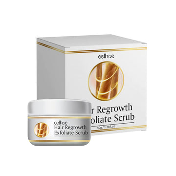 Hair Regrowth Exfoliate Scrub, Clean Dandruff Refreshing Soft Moist Hair, Hair Scrub