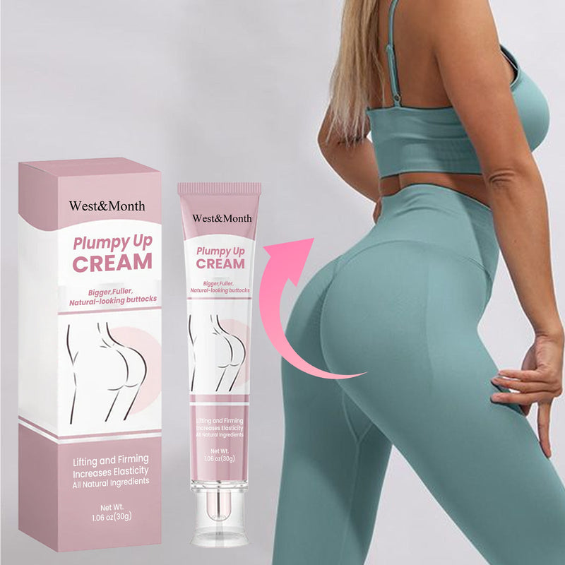 West&Month Plumpy Up Cream, Massage Firming Moisturizing Beautiful Buttock Cream