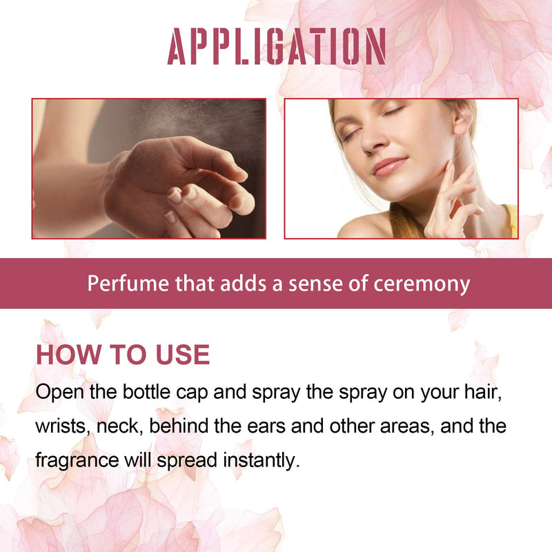 North Moon Perfume Spray Fresh Lasting Fragrance Non-Pungent Women's Date Perfume Spray