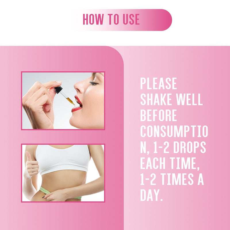Slimming Drops, Body Shaping Slimming Brain Strengthening Vitality Body Care Oral Supplement Drops