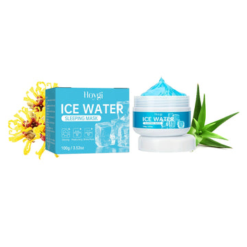 Ice Water Sleeping Mask, Deep Facial Hydrating And Moisturizing Delicate Skin Firming Anti-Wrinkle Facial Mask